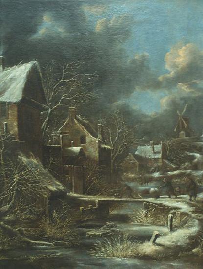 Klaes Molenaer Winter landscape.